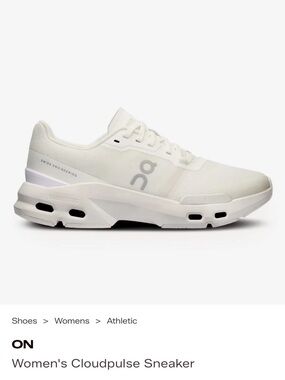 On Running Cloudpulse Women's Sneakers in White Frost 9.5